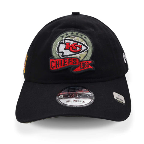 Gorra New Era 9 Twenty NFL Salute Service 22 Chiefs Negro