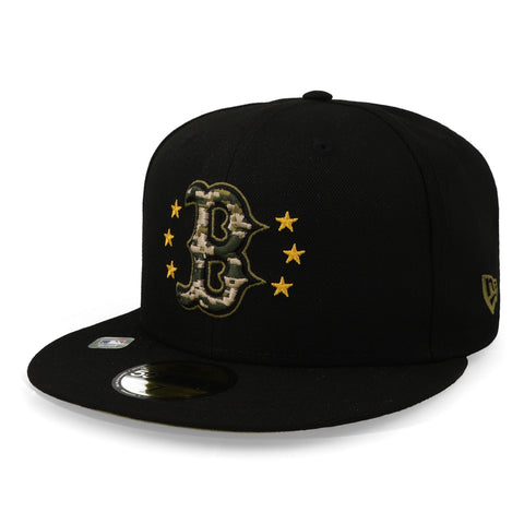 Gorra New Era 59 Fifty MLB Red Sox Afd Negro Cerrada