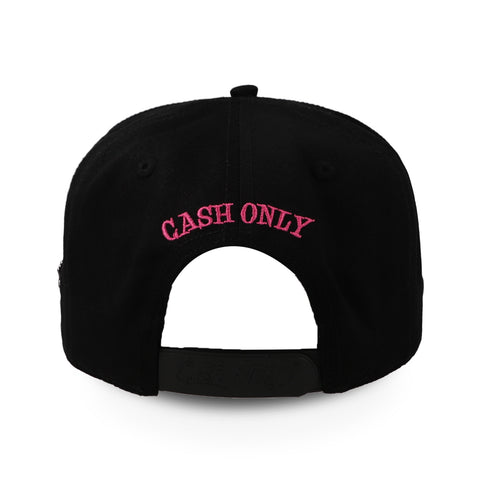 Gorra Cash Only Pantera Rosa Dólar Negro Unitalla