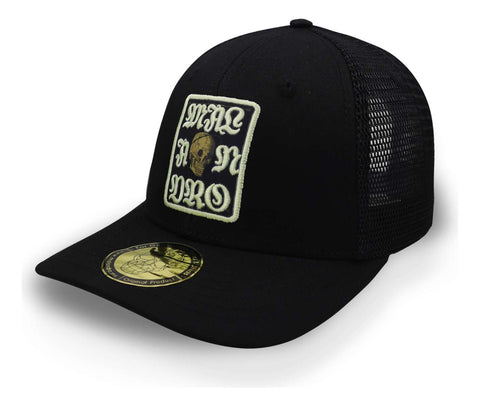 Gorra Malandro Gothic Skull Negro Unitalla