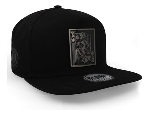 Gorra Jc Hats 2436 King Card Negro On Negro Unitalla