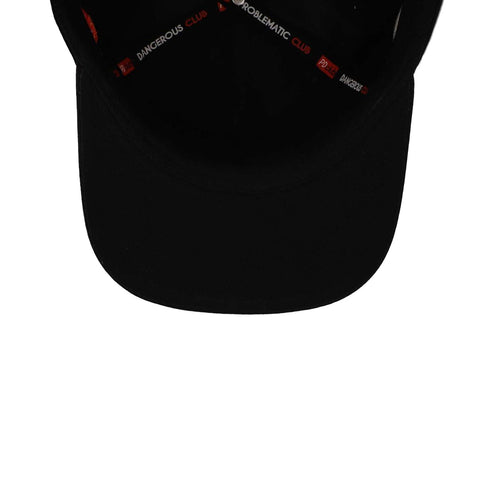 Gorra Problematic Chiquete Oso Snapback Negro Unitalla