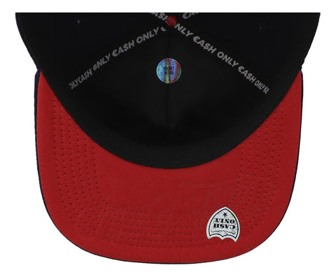 Gorra Cash Only 23 Plata O Plomo Monopoly Azul Marino Unital