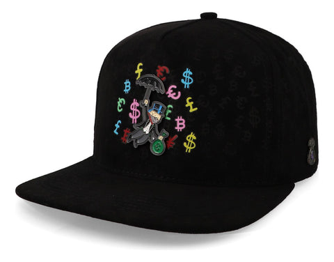 Gorra Cash Only 23 Monopoly Full Prime Negro Unitalla
