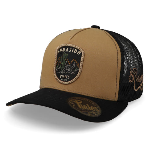 Gorra Piales Forajido Cameo 0193 Mostaza/Negro Unitalla