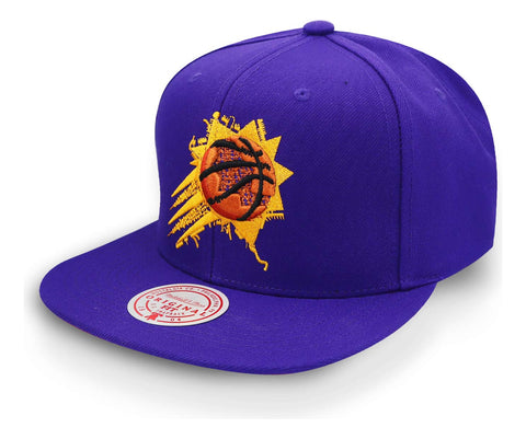 Gorra Mitchell & Ness NBA Suns Embroidery Glitch Morado