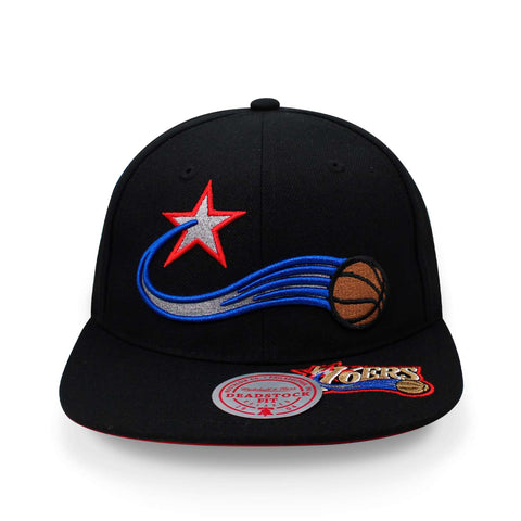 Gorra Mitchell & Ness NBA Dead Remix 76ers Negro Uni