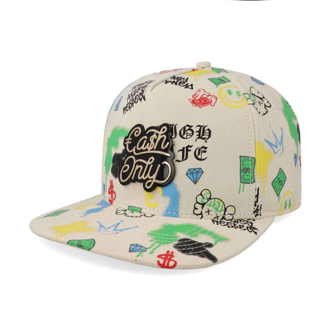 Gorra Cash Only 23 Full Prime Gamuza Beige Uni