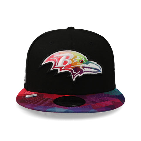 Gorra New Era 9 Fifty NFL Crucial Catch 23 Ravens Negro Uni