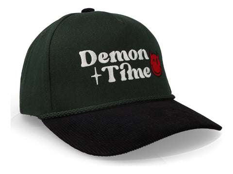 Gorra Field Grade Demon Time Corduroy Brim 1004 Green/blk