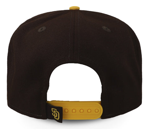 Gorra New Era 9 Fifty Mlb Throwback Padres Café Cerrado