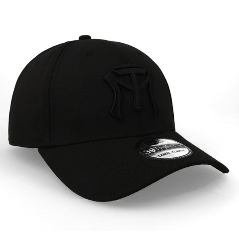 Gorra New Era 39 Thirty LMB Sultanes Black on Black Cerrada