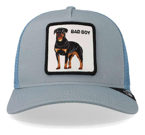 Gorra Goorin Bros 101-0990 Slate Bad Boy Trucker Azul Claro