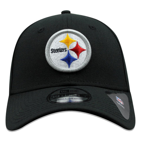 Gorra New Era 39 Thirty NFL Steelers Classic Negro