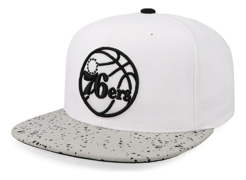 Gorra Mitchell & Ness Nba Cement Top 76ers Philadelphia Gris