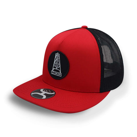 Gorra Hooey Rose Hogred 5 Panel Trucker Rojo Uni