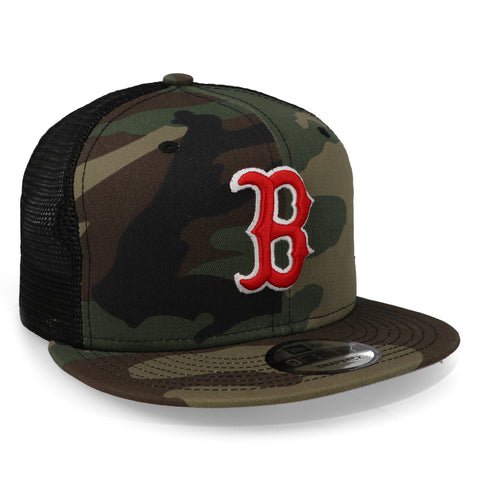 Gorra New Era 9 Fifty MLB Red Sox Eg Trucker Verde Unitalla