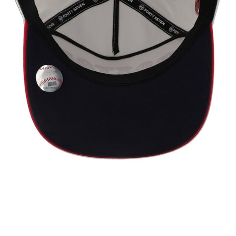 Gorra '47 MLB Red Sox Double Header Crema Unitalla