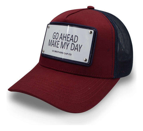 Gorra GC Brothers Go Ahead Make My Day Vino/marino Unitalla