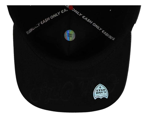 Gorra Cash Only Medusa Gold Negro Unitalla
