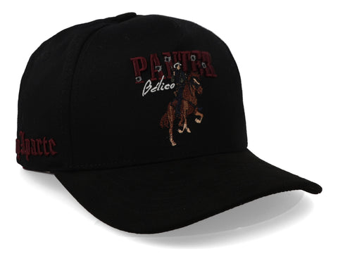 Gorra Gallo Fino Panter Belico Montado Negro