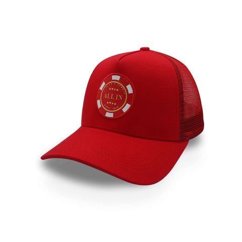 Gorra All In Pilot Trucker Rojo Unitalla
