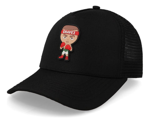 Gorra All In Chavez Chibi Curva Trucke Negro Unitalla