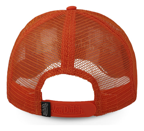 Gorra Von Dutch Orange Pink Jax All Over Trucker Naranja Uni