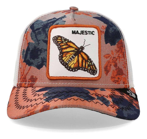 Gorra Goorin Bros 101-1055 Monarchy Of Roses Bicolor Naranja