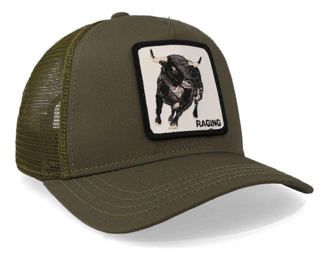 Gorra Goorin Bros 101-1033 Road Rage Trucker Olivo Unitalla