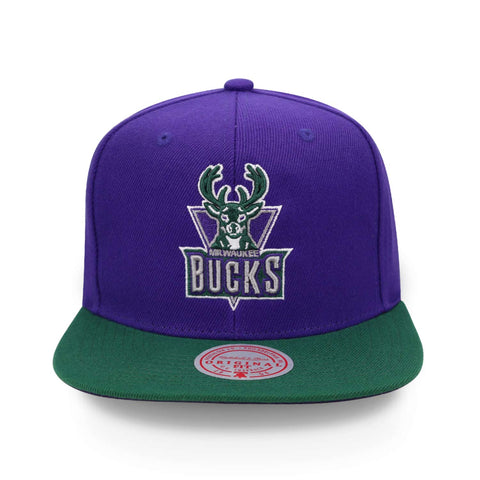 Gorra Mitchell & Ness NBA Bucks Core Basic Hwc Morado Uni