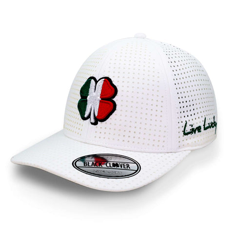 Gorra Black Clover México Perf Mx23 Blanco Cerrada