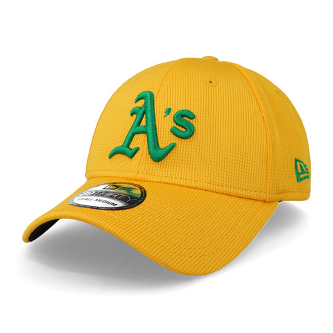 Gorra New Era 39 Thirty MLB Athletics Amarillo Cerrada