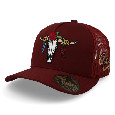 Gorra Piales Lady Rodeo Tinto 0181  Guindo Unitalla
