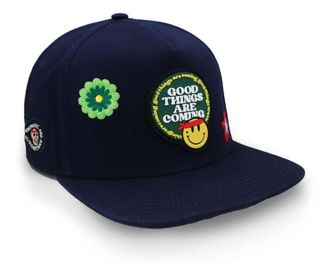 Gorra Problematic Chiquete Good Things Snapback Azul Marino