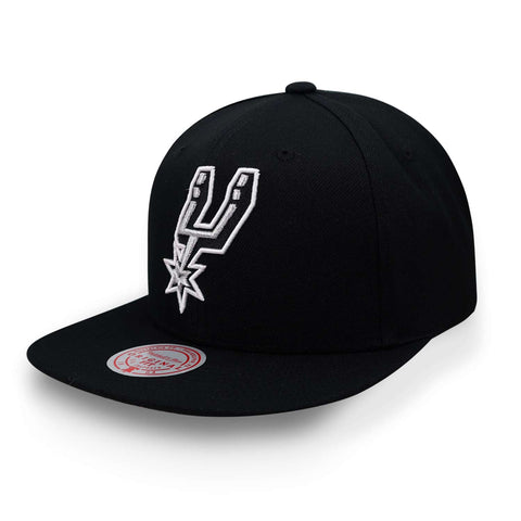 Gorra Mitchell & Ness NBA Core Basic Spurs Negro Unitalla