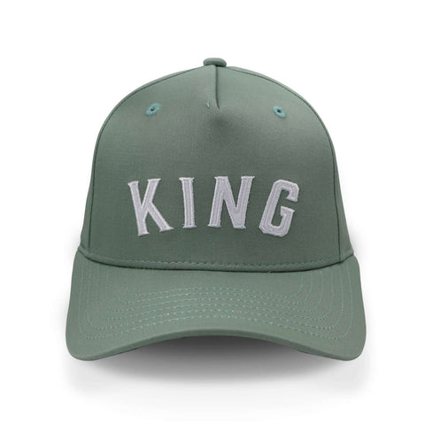 Gorra King London Aw22stcm Staple Curved Peak Verde Unitalla
