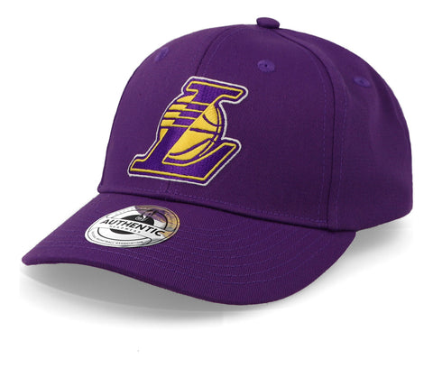 Gorra Fex Pro Nba Lakers Sb32120pur Morado Para Niño