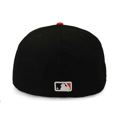 Gorra New Era 5950 MLB Orioles Ac Home Blanco/Naranja