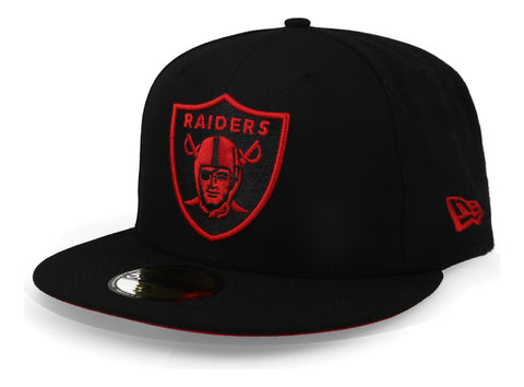 Gorra New Era 59 Fifty Nfl Las Vegas Raiders Negro Cerrada