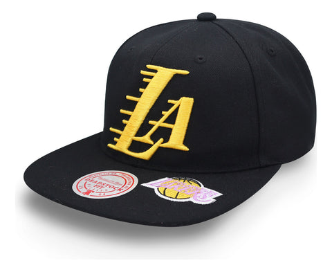 Gorra Mitchell & Ness Nba Dead Remix Deadstock Lakers Negro