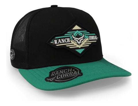 Gorra Ranch & Corral Lifestyle 21 Rcl21 Negro/turquesa Unita