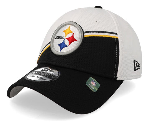 Gorra New Era 39 Thirty NFL Steelers Sideline 23 Negro Cerrada