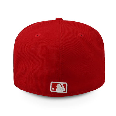 Gorra New Era 59 Fifty MLB Red Sox Eg Sp Rojo/Blanco Cerrado