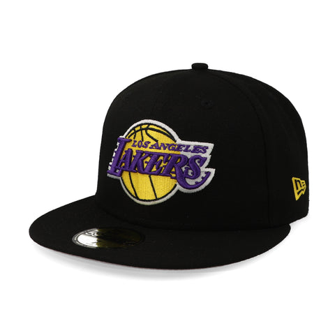 Gorra New Era 59 Fifty NBA Lakers Otc Negro Cerrada