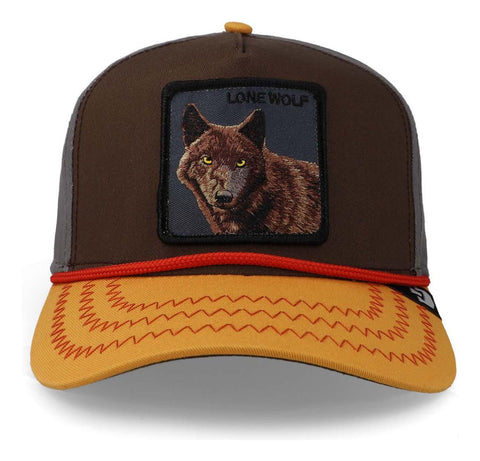 Gorra Goorin Bros 101-1327 Lone Wolf 100 Cafe Unitalla