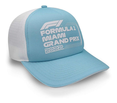 Gorra Formula 1 Trucker Miami Azul Pastel Unitalla