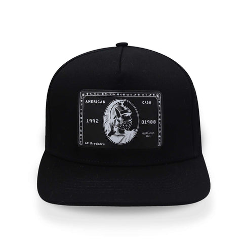 Gorra Gc Brothers Amex 5 Panel Snapback Negro Unitalla