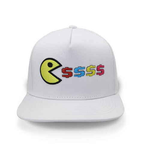 Gorra Gc Brothers Pacman Snapback Blanco Unitalla