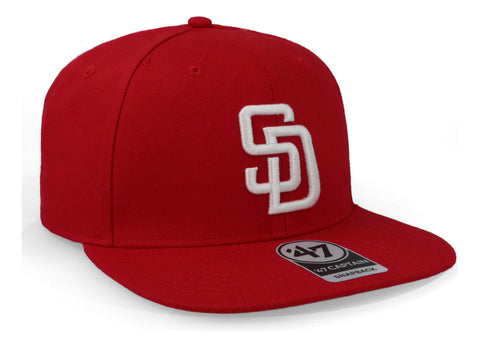 Gorra '47 MLB Padres No Shot Captain Rojo Unitalla